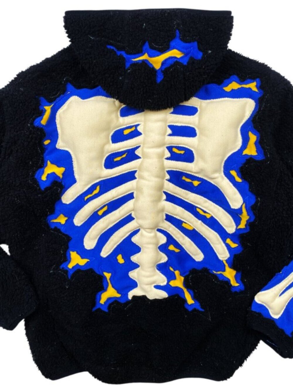 konkrite Reworked Voltage 3D Puff Bones Sherpa Jacket One of One
